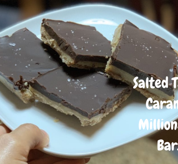Salted Tahini Caramel Millionaire Bars